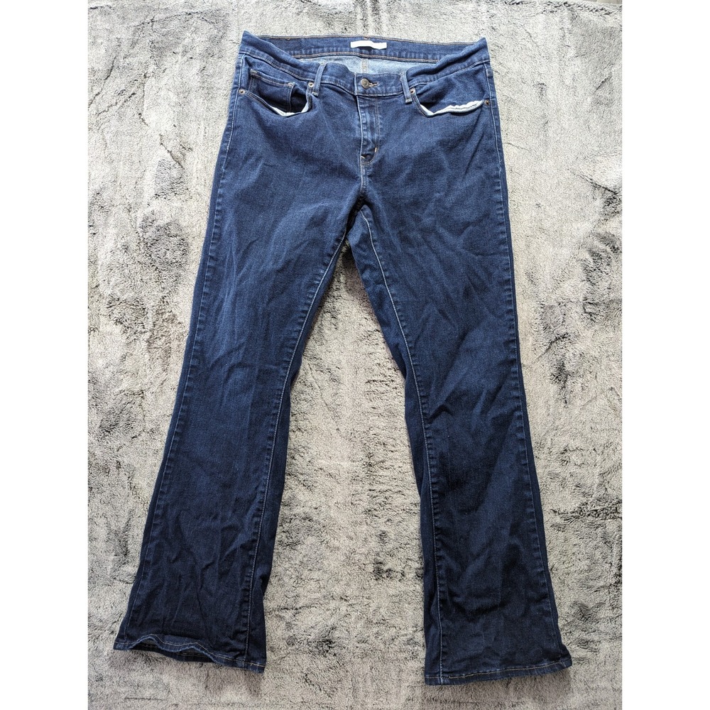 Levi's Curvy Boot Cut Jeans Women's Size 33 Dark Wash